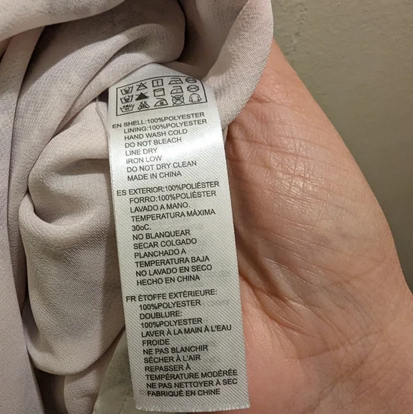 Forever 21 Women's Blush Pink Ivory Blue Floral Halter Neck Mini Shift Dress- M - Picture 9 of 9